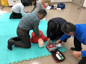 心肺蘇生やAEDの使い方
