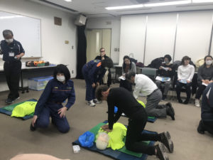 四谷消防署・救命講習